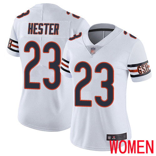 Chicago Bears Limited White Women Devin Hester Road Jersey NFL Football #23 Vapor Untouchable->youth nfl jersey->Youth Jersey